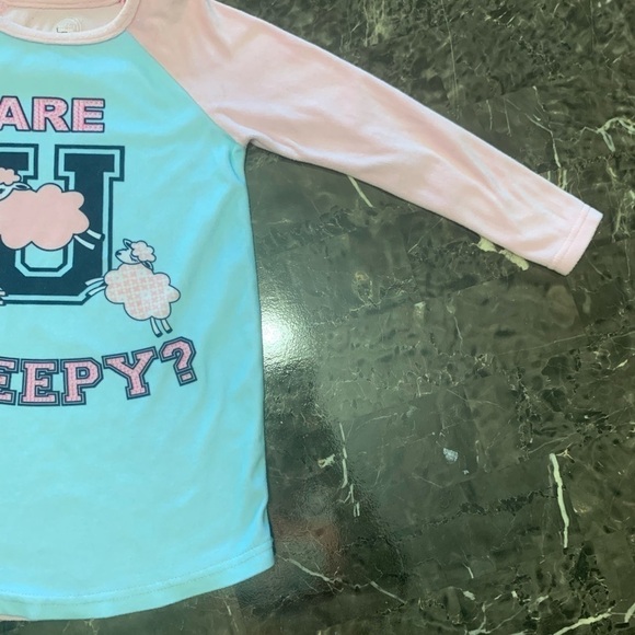 Little Girls Are U Sheepy? Graphic Nightgown Soft Velour Sheep Lamb - Picture 4 of 7